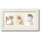 ArtToFrames Collage Photo Picture Frame with 3 - 3.5x5 inch Openings, Framed in White with Over 62 Mat Color Options and Regular Glass (CSM-3966-29)